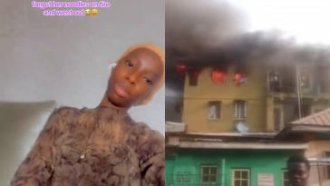 Fire Burns Down Lady’s House After Neighbor Forgets Noodles On Stove