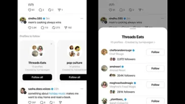 Threads Launches Test of Custom Lists of People To Follow