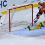 Matvei Michkov prevents a goal… from his own teammate