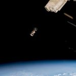 Watch the space station send the first wooden satellite into orbit