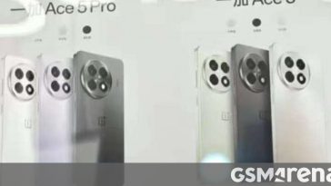 OnePlus Ace 5 and Ace 5 Pro promo materials leak
