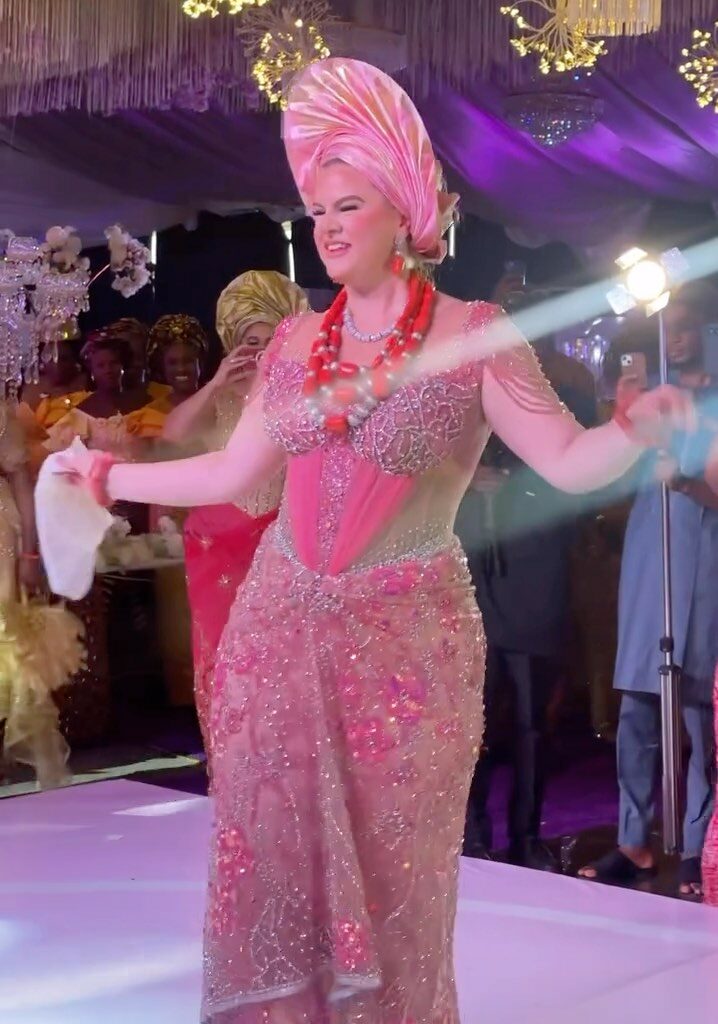 This Swedish Bride Married Her Nigerian Sweetheart! Watch How She Nailed Her Dance Moves