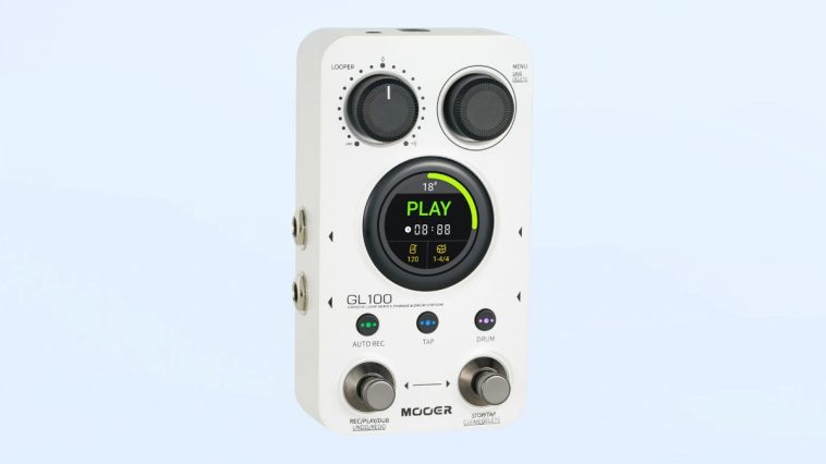 “Create the perfect loop”: Mooer stokes the compact looper market with the GL100 – an AI-equipped looper/drum pedal that’s less than $150