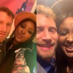 Congratulation pours as Etinosa Idemudia unveils new mystery partner