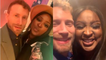 Congratulation pours as Etinosa Idemudia unveils new mystery partner