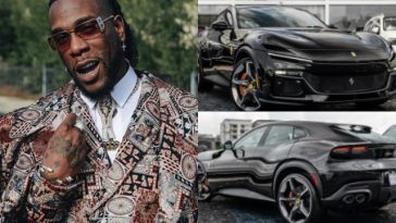 Burna Boy Spends Billions Brand New ferrari Purosangue
