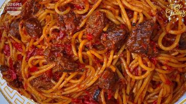 Jollof Meets Pasta in Uzoms’ Kitchen Flavourful Christmas Recipe