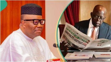 Video: Drama as Akpabio told Tinubu ministers who should not be in his cabinet