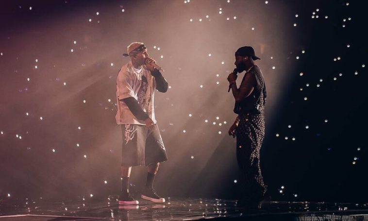 Davido & Lojay Had a Blast at Chris Brown’s Epic South African Concert | See Photos