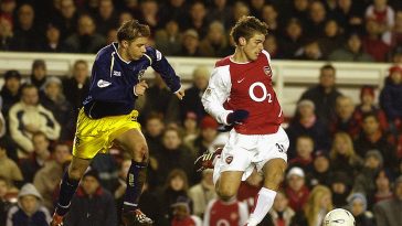 ‘Even though it was late in the game, the Arsenal fans started singing my name. It felt like the moment I announced myself as a professional footballer’: Ex-Gunners star recalls scoring first senior goal as a teenager at Highbury