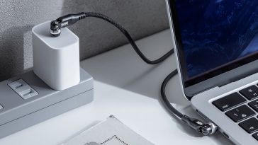 This $16 240W omnidirectional USB cable orients to your device, not the other way around