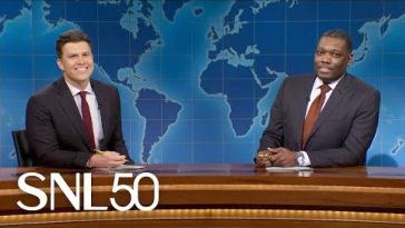 Colin Jost and Michael Ches 2024 SNL Christmas joke swap is their most brutal yet