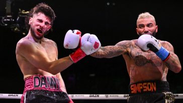 ‘I had to cut 9kg in four weeks – that’s tough, particularly while trying to learn the skills and train twice a day’ Former Premier League title winner Danny Simpson on accepting a celebrity boxing fight having never taken a punch in his life