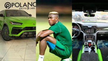 Victor Osimhen Splashes Over N600m on 2022 Lamborghini Urus