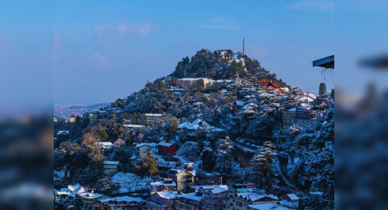 Shimla sees season’s second snowfall, bringing joy to tourists, locals, and farmers