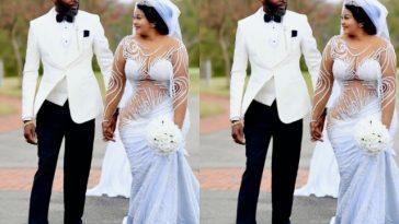 “My First and Last Wedding” – Excited Omoborty Reveals as She Legally Weds Partner