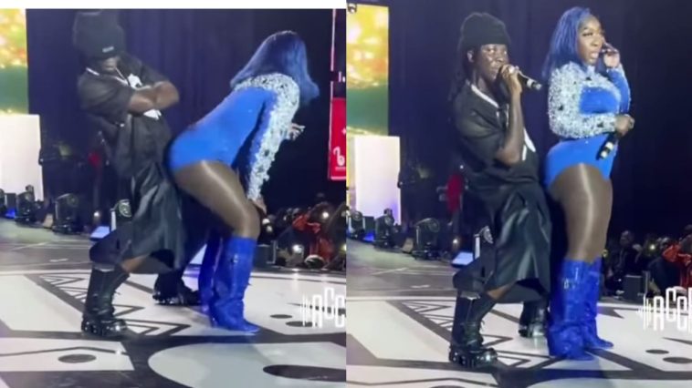 It Was All For Showbiz – Stonebwoy Apologizes To His Wife For Grinding Spice On Stage At BHIMFEST