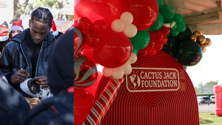 Travis $cott Holds 5th Annual Winter Wonderland Holiday Giveback At TSU