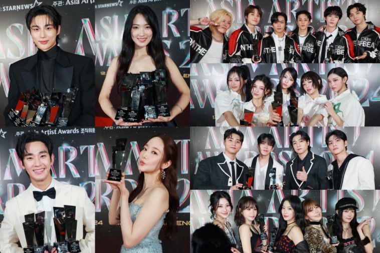 Winners Of The 2024 Asia Artist Awards