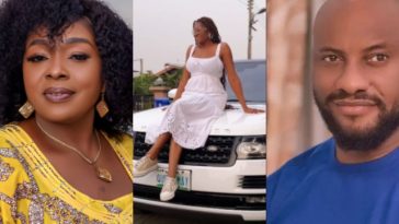 Rita Edochie Congratulates May Edochie on New Range Rover SUV
