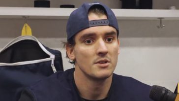 -3 in 7 minutes: it’s tough for Justin Barron in Nashville