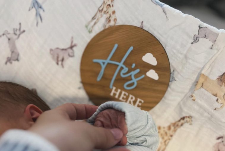 Madeline Gaudreau gave birth to her child.