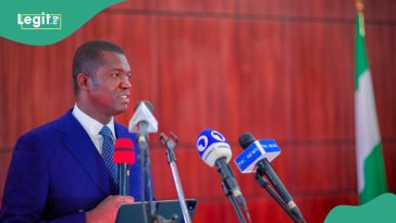 Drama as Nigerian governor reveals Tunubu’s minister as his godfather