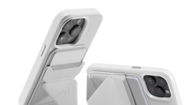 This MagSafe iPhone wallet doubles as a stand and offers Find My functionality