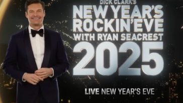 How to watch Dick Clark’s New Year’s Rockin’ Eve with Ryan Seacrest 2025