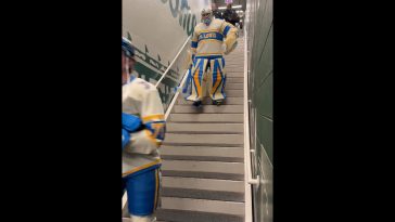 Winter classic: Steps to get to the Blues’ locker room