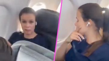 Passenger Records a Woman Who Refused to Give Up Her Window Seat to a Crying Child on Flight