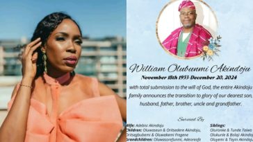 Actress Lala Akindoju Mourns the Loss of Her Father, Chief Williams Akindoju