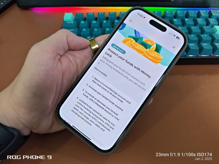 Maybank now lets you lock your funds away from potential frauds