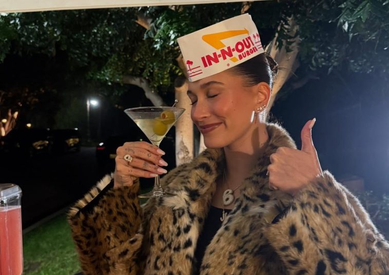 Hailey Bieber Shared Another Baby-Foot Picture as a Special New Year’s Treat