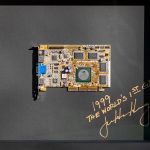 Nvidia is giving away classic GPUs, framed and signed by the CEO