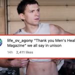 Tom Holland’s Racy Cover Photos Have Fans Buzzing Over His “Athletic Build,” An We Shouldn’t Be This Surprised