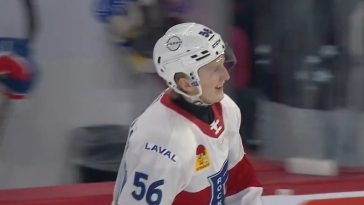 Adam Engstrom is the best scorer among the defensemen of the Rocket.