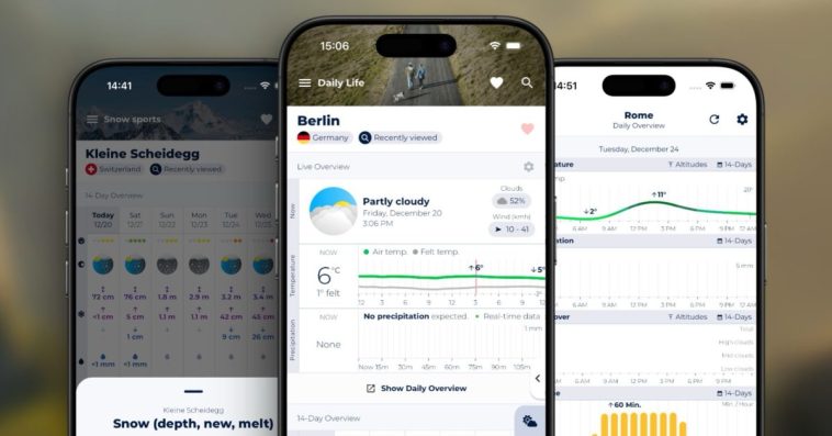 Indie App Spotlight: ‘Sonuby’ is a detailed weather app for outdoor adventurers