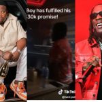 Burna Boy Fulfills His Promise, Gifts Cubana Chief Priest’s Alleged Brother $30,000
