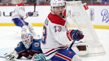 Cole Caufield is the top scorer in the NHL abroad.