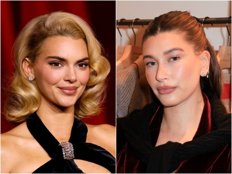 Hailey Bieber and Kendall Jenner Showed up to a Party in the Exact Same Spring Shoe