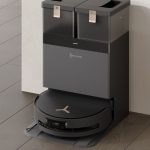 This robovac has a self-cleaning mop that extends outward for more reach