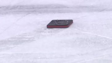 He plays in the KHL and brings his phone with him onto the ice rink.