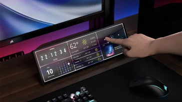 Corsair Xeneon Edge is a 32:9 secondary touchscreen display that mounts almost anywhere