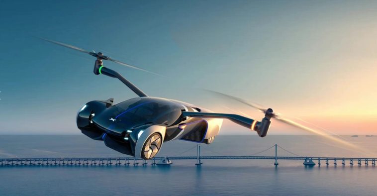 XPeng Aeroht’s Modular Flying Car Makes Overseas Debut