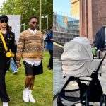 Wizkid’s Baby Mama Jada P, Makes Stylish Appearance With Their Newborn