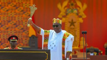 See Photos from the Swearing-In-Ceremony of John Mahama & First Female VP Naana Jane Opoku-Agyemang