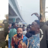 Nigerian University FUNAAB Students Clash With Police In Ogun Over ‘Illegal Arrest’ Of Colleagues