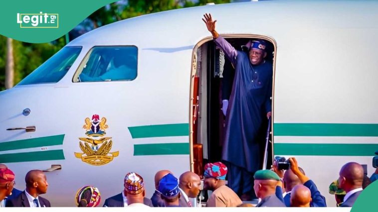 Tinubu departs Nigeria after signing deals with China, destination disclosed