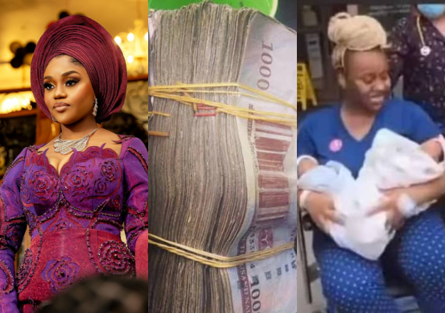 Nigerian man offers ₦500k for photos of Chioma’s pregnancy and twins’ faces